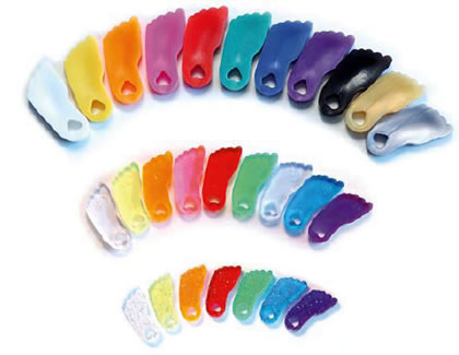 Toe Tokens, little feet from Fitness Finders